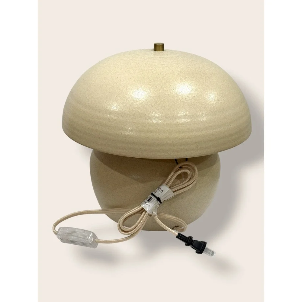 Ceramic Mushroom Table Lamp Sour Cream - Hearth & Hand Magnolia, Target